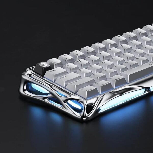GRAVASTAR Keyboard Mercury V60 Pro - Chrome Silver