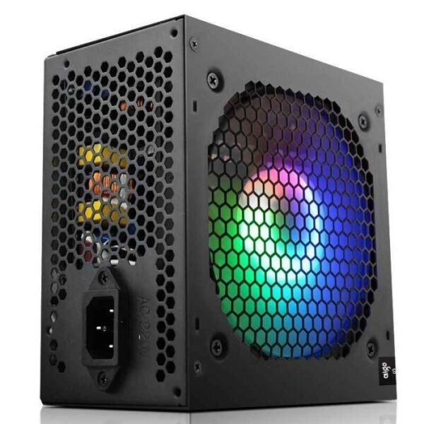 AIGO Power Supply AK600 600W Rainbow LED
