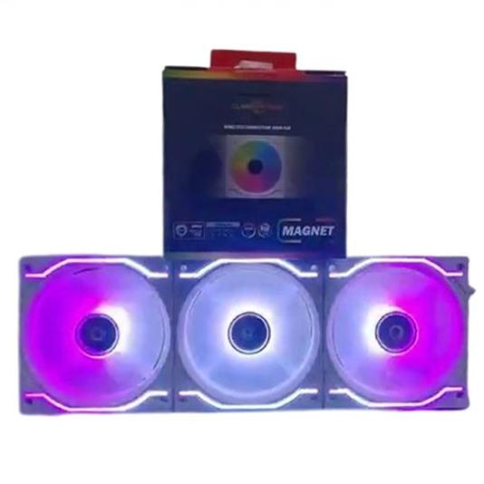 CUBE GAMING Fan Casing Magnet ARGB 120mm 3 Fan Wireless + Remote