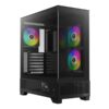 GAMDIAS Casing Atlas M1 ARGB 3 Fan ARGB Digital Display - Black