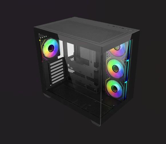 COOLER MASTER Casing Elite 681 ATX 4 Fan 120mm - Black