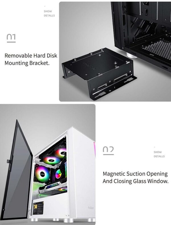 PCCOOLER Casing Platinum LM300 - Black