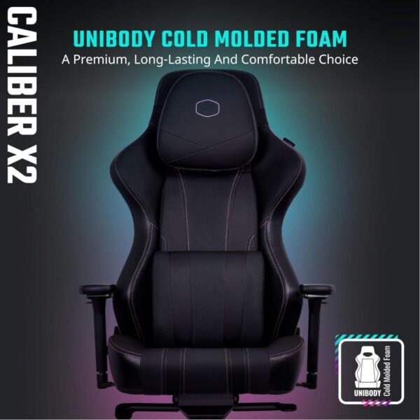 COOLER MASTER Chair Caliber X2 Ergonomic Gaming CMI-GCX2-BK - Shadow Black
