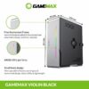 GAMEMAX Casing Violin Ultra Slim Mini ITX LED Rainbow - Silver