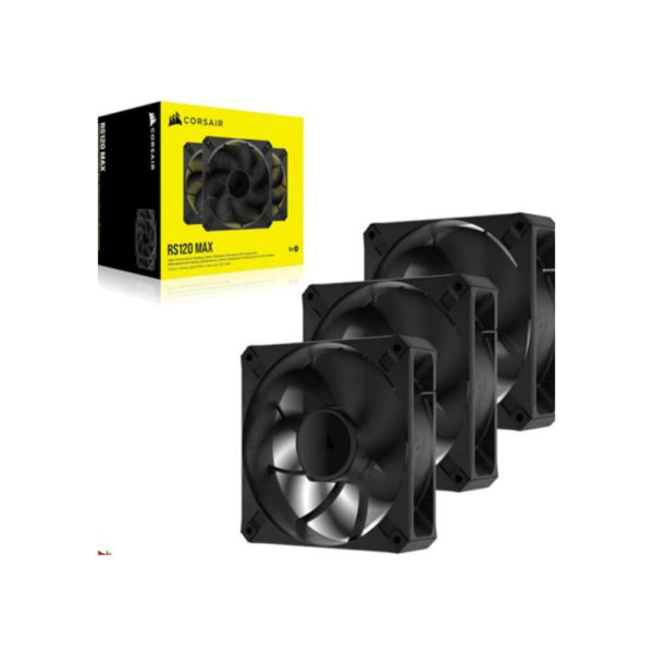 CORSAIR Fan Casing RS120 Max PWM Thick 120mm Triple Pack