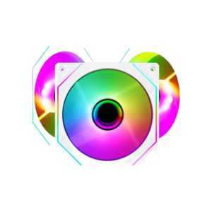 cube-gaming-fan-casing-mirror-infinity-argb-pwm-120mm-single CUBE GAMING Fan Casing Mirror Infinity ARGB PWM 120mm Single - White