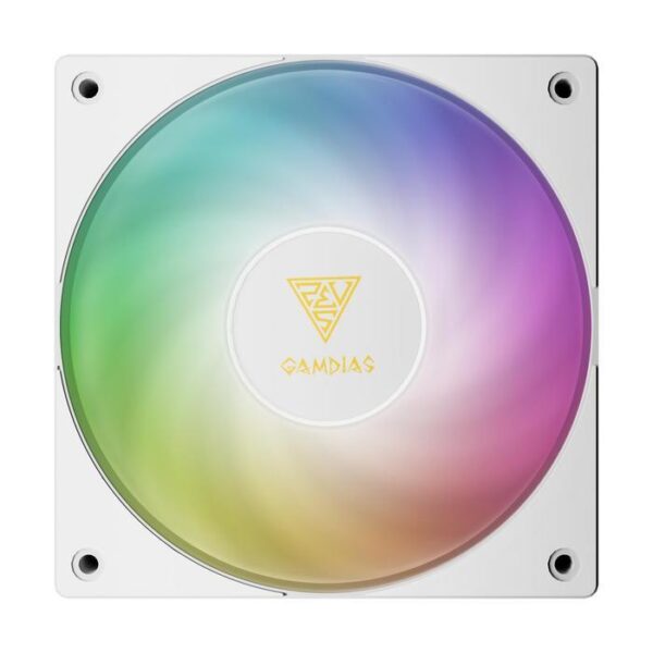 GAMDIAS Fan Casing Notus M1-1203 ARGB PWM 3 in 1 - White