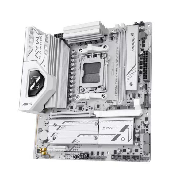 ASUS Motherboard B850M AYW Gaming OC WiFi 7 - Socket AM5 - White
