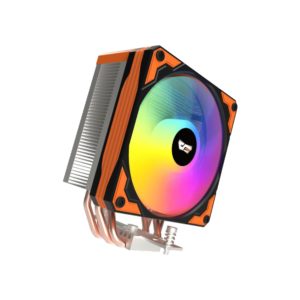 DARKFLASH CPU Cooler M400 Digital Display Tower - Orange