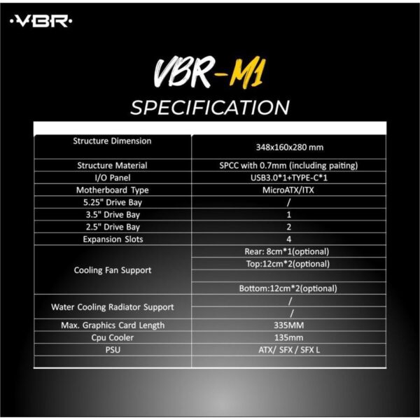 VBR Casing M1 M-ATX