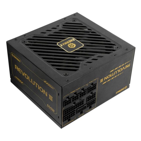 ENERMAX Power Supply Revolution III 650W 80+ Gold Full Modular ATX 3.1