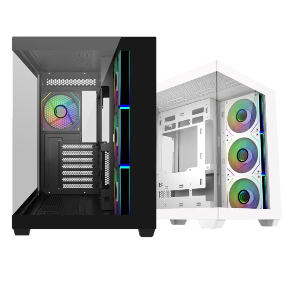 COOLER MASTER Casing Elite 681 ATX 4 Fan 120mm - Black