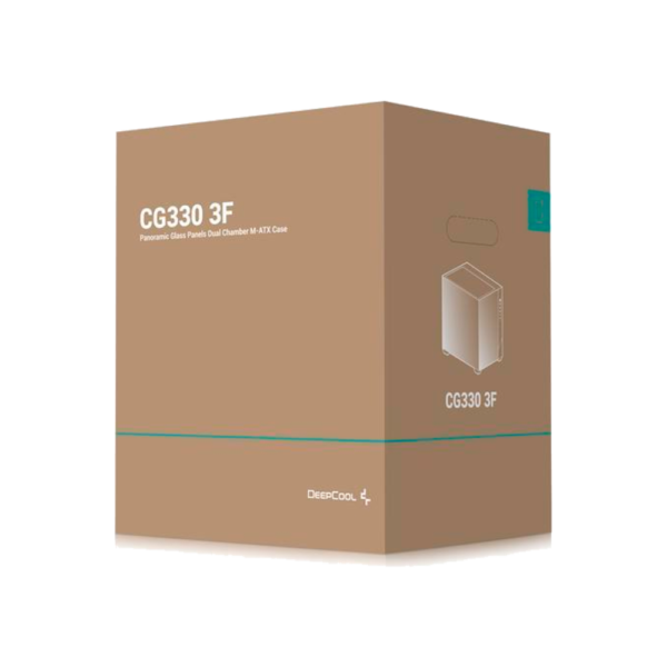 DEEPCOOL Casing CG330 3F M-ATX 3 Fan ARGB - Black