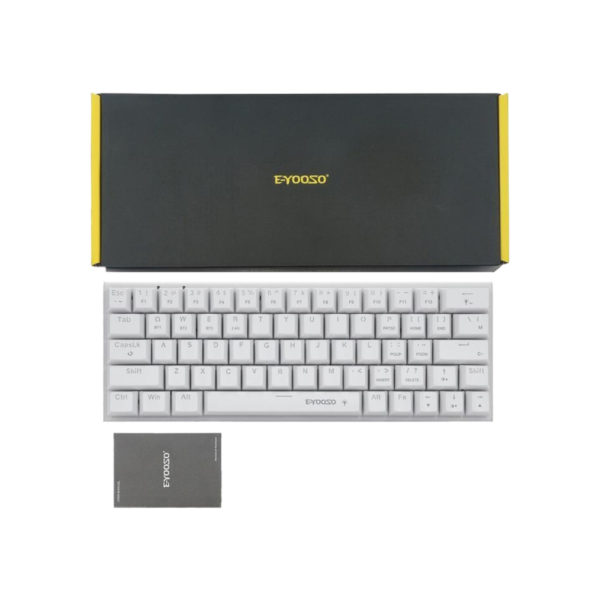 E-YOOSO Keyboard Z-11 Mechanical 63 Key RGB - White