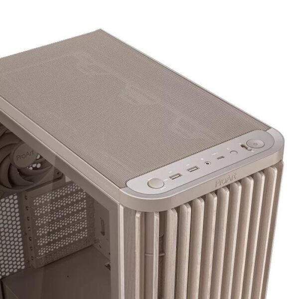 ASUS Casing ProArt PA401 Wood Edition Tempered Glass PWM - Beige