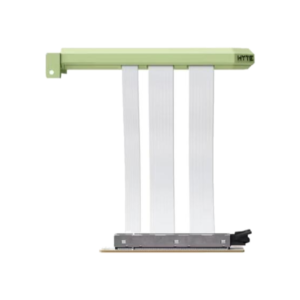 hyte-pci-e-5-0-riser-with-colored-shroud-matcha-milk HYTE PCI-E 5.0 Riser With Colored Shroud Matcha Milk