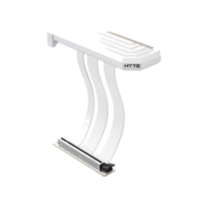 hyte-pci-e-5-0-riser-with-colored-shroud-snow-white HYTE PCI-E 5.0 Riser With Colored Shroud Snow White