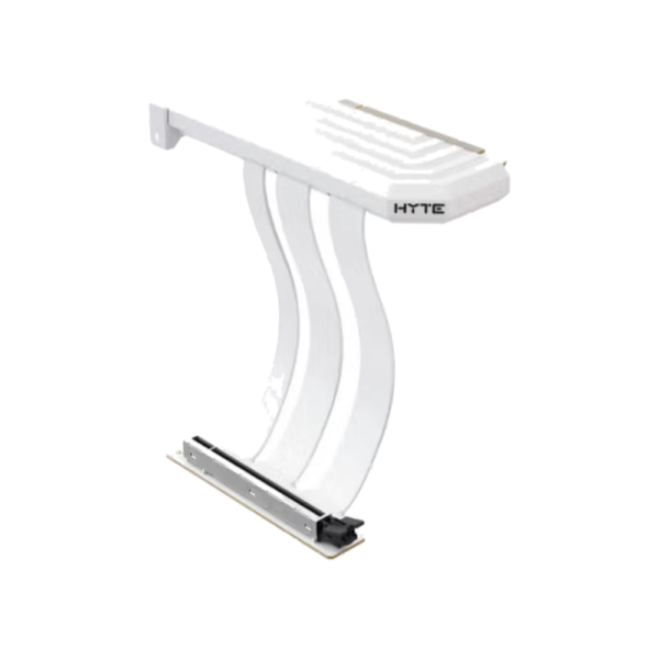 hyte-pci-e-5-0-riser-with-colored-shroud-snow-white HYTE PCI-E 5.0 Riser With Colored Shroud Snow White