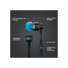 LOGITECH Earphone G333 In-Ear Gaming Type-C Adapter - Black