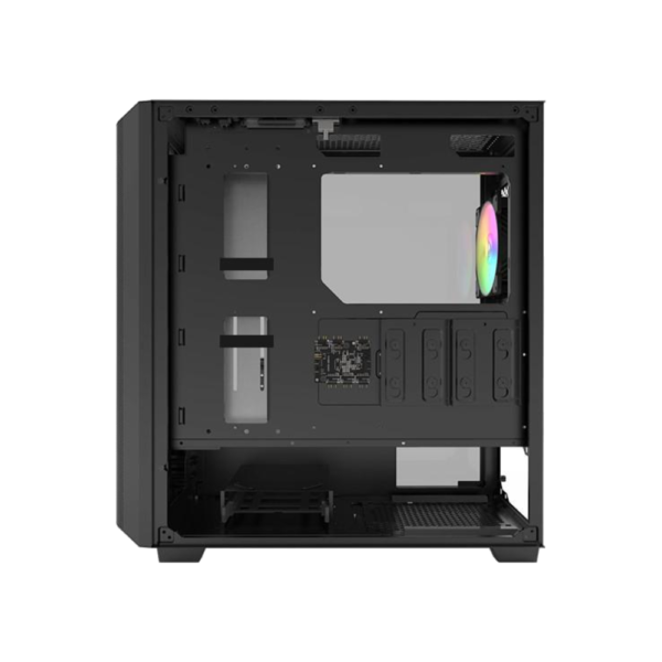 MONTECH Casing Sky One E-ATX Tempered Glass ARGB Strip 2 Fan - Black