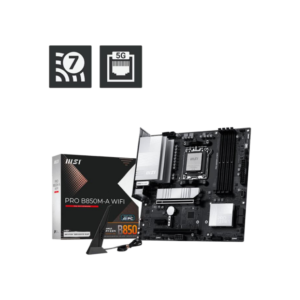 msi-motherboard-pro-b850m-a-wifi-amd-ryzen-am5 MSI MOTHERBOARD PRO B850M-A WIFI AMD RYZEN AM5