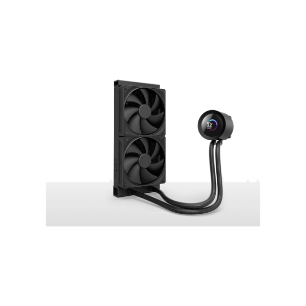 nzxt-cpu-cooler-kraken-plus-v2-240-aio-1-54-lcd-black NZXT CPU Cooler Kraken Plus V2 240 AIO 1.54" LCD - Black