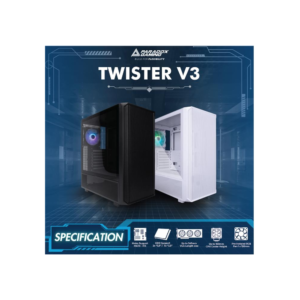paradox-gaming-casing-twister-v3-atx-1-fan-argb PARADOX GAMING Casing Twister V3 ATX 1 Fan ARGB