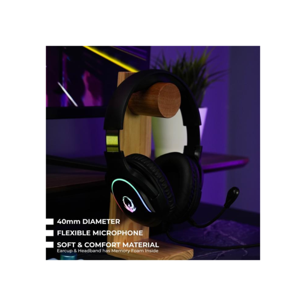RYUNIX Headset Raku HXW1 Gaming Wired 7.1 Virtual Surround