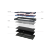 skyloong-keyboard-gk75-wireless-hotswap-glacier-mechanical-p SKYLOONG Keyboard GK75 Wireless Hotswap Glacier Mechanical PBT - Ti Gray