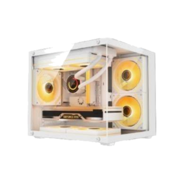 VENOMRX Casing Tiger Esport M-ATX - White