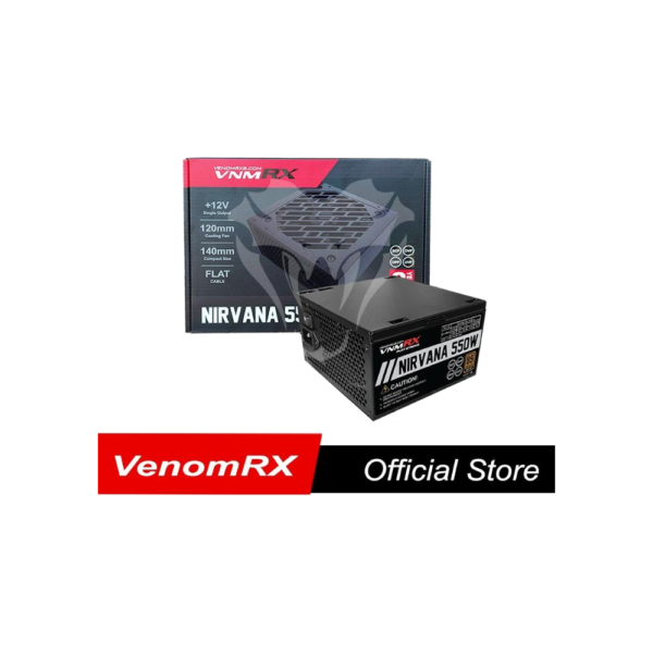 VENOMRX Power Supply Nirvana 550W 85+ Bronze Flat Cable